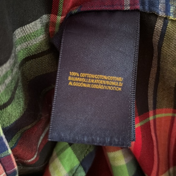 Polo by Ralph Lauren Boys Plaid Oxford - Picture 4 of 5